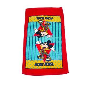 Vintage Disney Mickey Mouse Hand Towel by Franco 26” x 15”